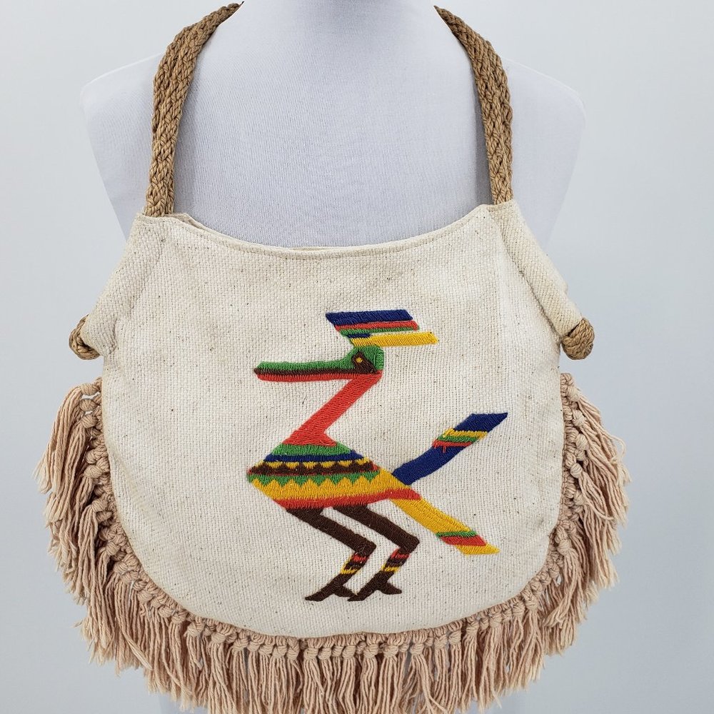 Carpet Bags of American Boho fringe Purse